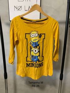Camisa Minions Tamanho M