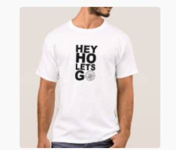 Camiseta Nova Da Ramones - Hey Ho Lets Go