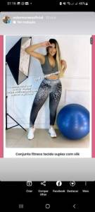 Moda Fitness Academia Conjuntos Leggins