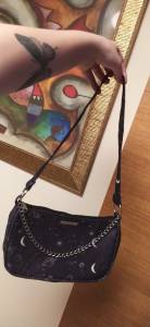 Bolsa Baguete Estampa Via Lctea