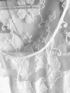 Blusa Branca Rendada Feminina Tamanho G
