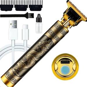 Maquina T9 Cortar Cabelo E Barba Profissional.