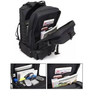 Mochila Ttica Camping Militar 50 Litros Resistente A gua (nova)