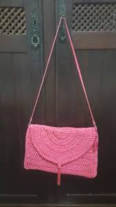 Bolsa Rosa Croch