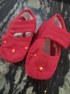 Lindo Sapatinho De Beb Vermelho