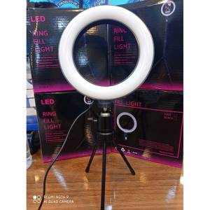Ring Light Mesa + Trip  16cm 6 Polegadas Iluminador Promoo Novo