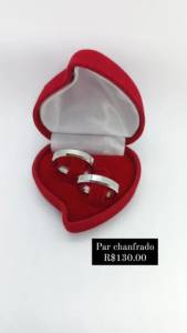 Par De Alianas Chanfradas