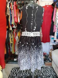 Vestido Viscose Preto - Tam. P/m