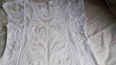 Linda Blusa Feminina De Renda