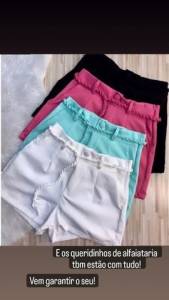 Shorts Alfaiataria
