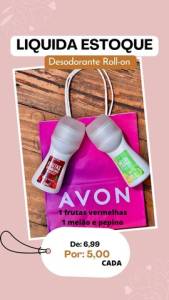 Desodorante Roll-on Avon Frutas Vermelhas