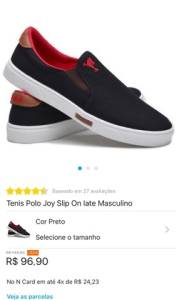 Sapatnis Masculino - Novo!