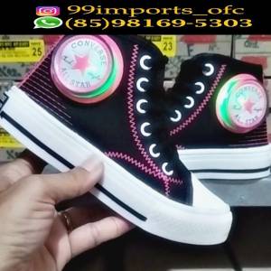 Tenis (leia O Anncio) Tnis All Star Converse Com Led