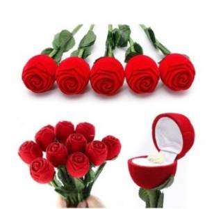 1 Estojo Flor Com Cabo Veludo, Aliana Caixinha.