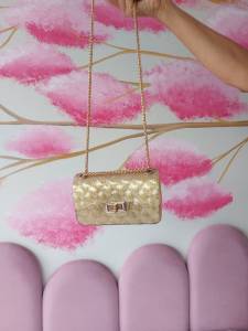 Bolsa Infantil Dourada