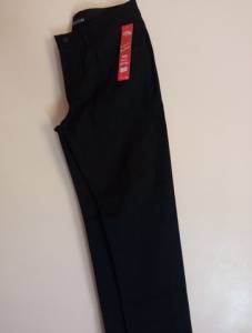 Cala Jeans Preta Com Sarja Slim