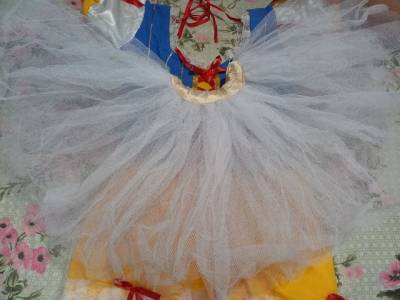 Fantasia Da Branca De Neve Com Saia Tutu