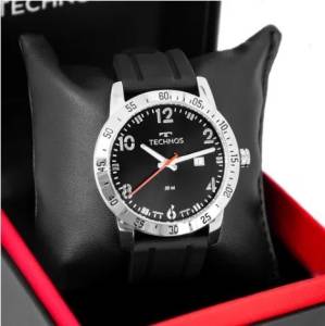 Relgio Masculino Technos Analgico Silicone Militar 2115nas/2a Calendrio