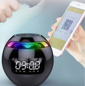 Relgio Digital Bluetooth C/ Alarme E Speaker