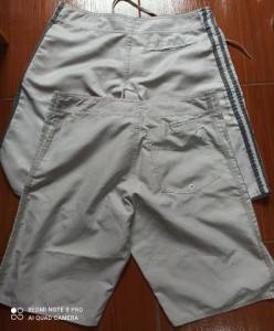 02 (duas) Bermudas Kay Land Soul - Cinza - Nmero 42 - Excelente Estado