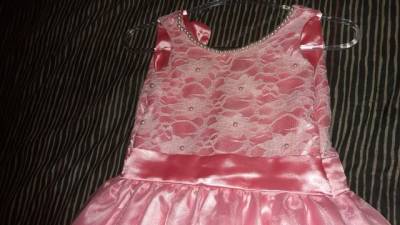 Vestido De Daminha Cor Rose Nmero 10
