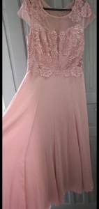 Vestido De Festa Longo Cor Nude