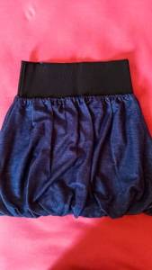 Saia Jeans Balon
