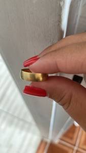 Par De Alianas De Ouro 18k Apenas Venda. 260 A Grama.