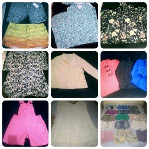 Lote Roupa + 100 Peas Feminina Plus Size E Infantil
