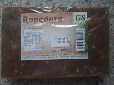Rapadura Gs 600g - A Mais Gostosa