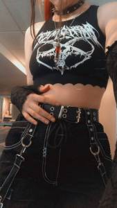 Top Cropped Bode Pentagrama Do Rock