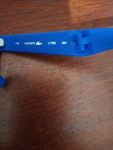 culos De Sol Lacoste Stripes & Piping L7785 Azul Original