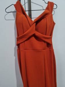 Vestido Terracota Madrinha