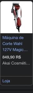 Maquina De Corte Magic Clip Profissional