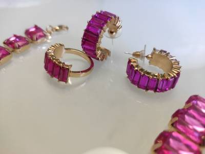 Conjunto Semi Jias Pink Love