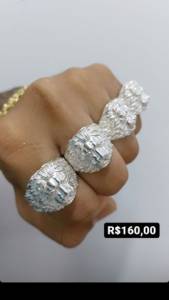 Anel Do Leo (prata 925)