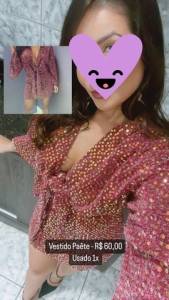 Vestido Paete