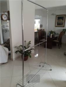 Arara Expositora Inox Com Sapateira
