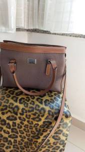Bolsa De Couro , Marca Corello, Otimo Estado.