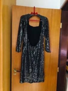Vestido 38/40 Paete Midi