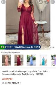 Vestido Festa