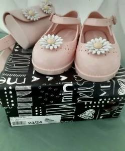 Mini Melissa Florzinha Com Bolsa