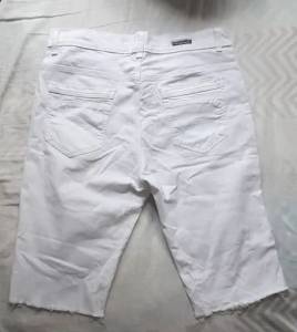 Bermuda Jeans Branca Masculina