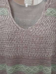 Blusa Tricot Em Linha De Algodo Tamanho G