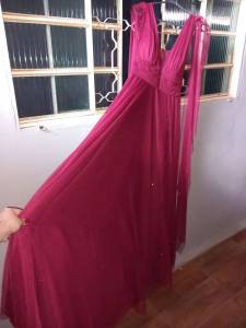 Vestido Marsala