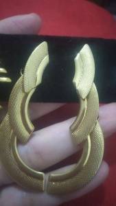 Semijias Folheadas Ouro 18k
