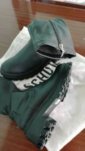 Bota Schutz Original, Cano Mdio De Couro!