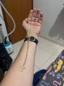 Corrente Com Pingente Em Ouro18k
