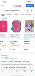 Estojo Kipling 100pens Novo Original