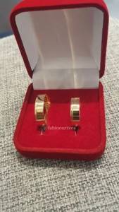 Ouro 18k Alianas De Noivado E Casamento 5 Milmetros